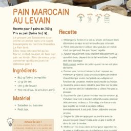 Pain marocain au levain